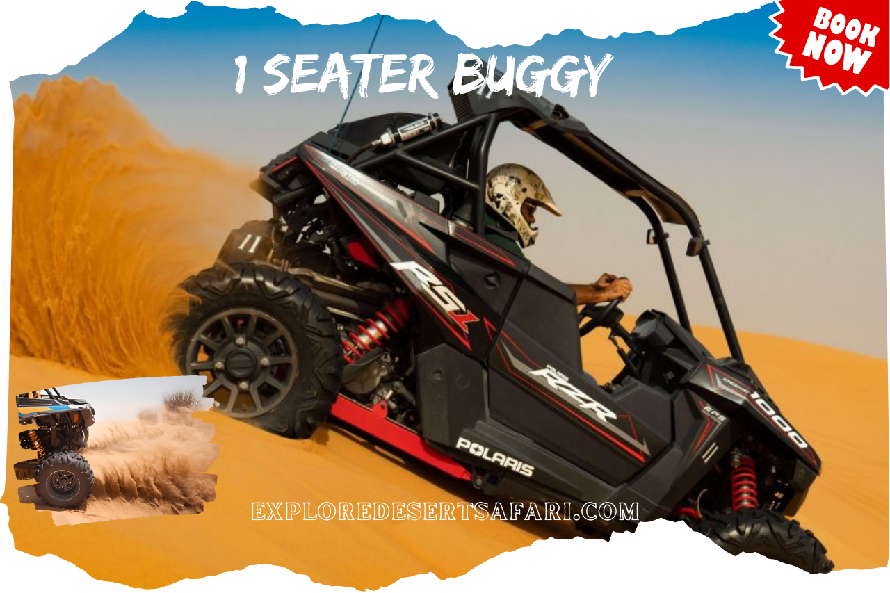 1 Seater Buggy in Dubai @exploredesertsafari.com