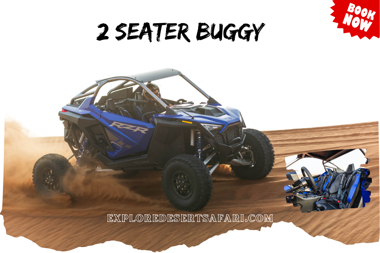 2 Seater Dune Buggy in Dubai @exploredesertsafari.com