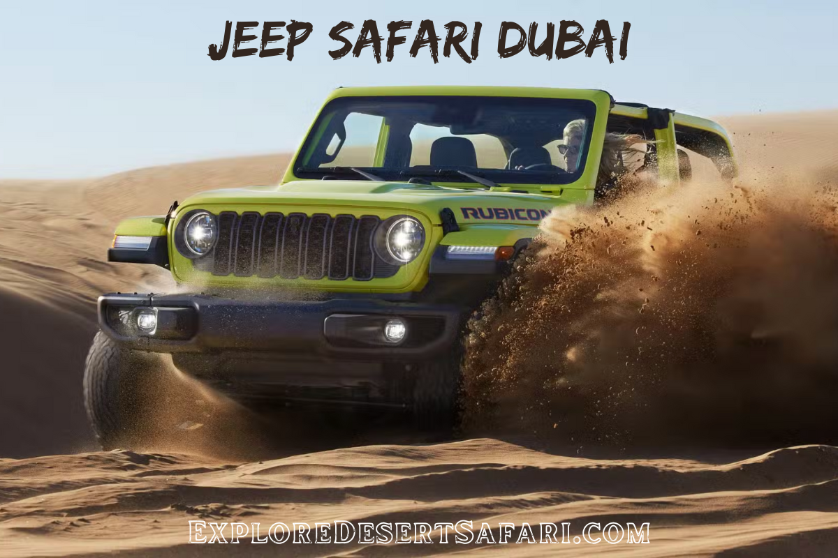 Jeep Desert Safari in Dubai With Dune Bushing