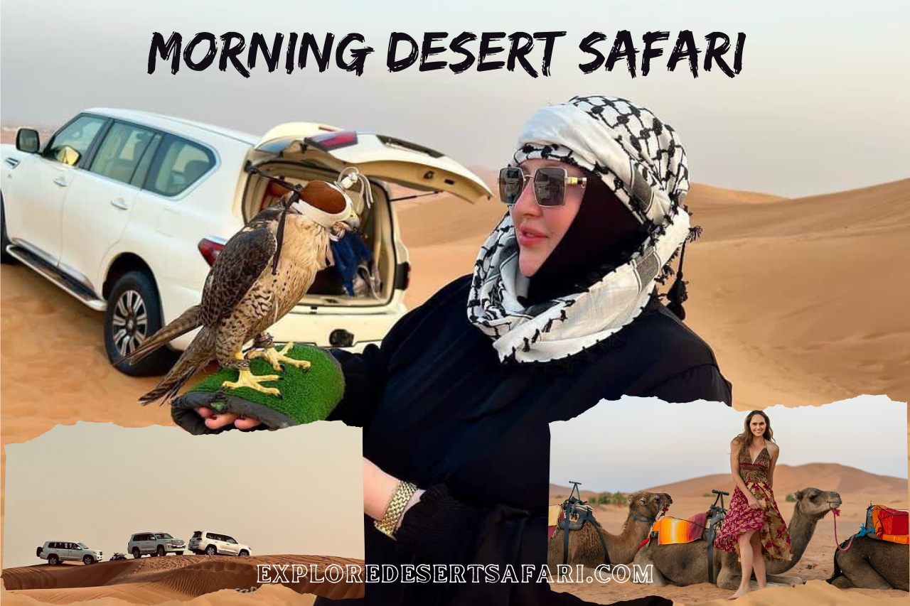 Morning Desert Safari in Dubai @exploredesertsafari.com