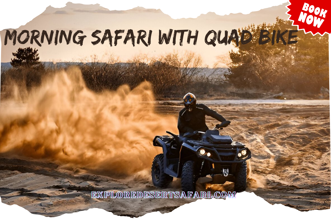 Private Morning Safari with Quad Bike in Dubai @Exploredesertsafari.com